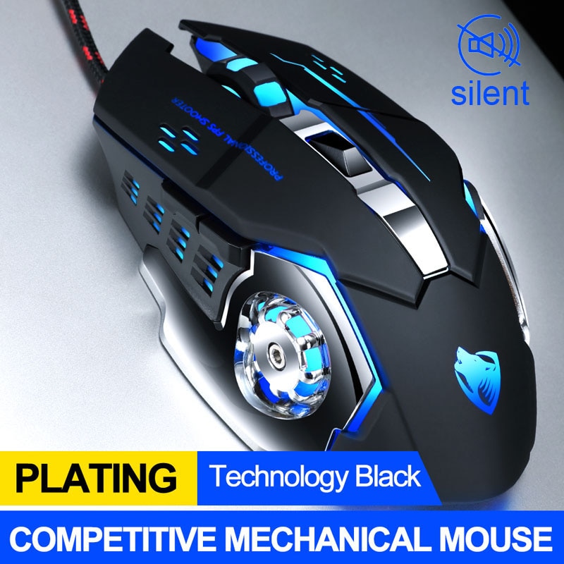 shop with crypto buy Pro Gamer Gaming Mouse 8D 3200DPI Adjustable Wired Optical LED Computer Mice USB Cable Silent Mouse for laptop PC pay with bitcoin