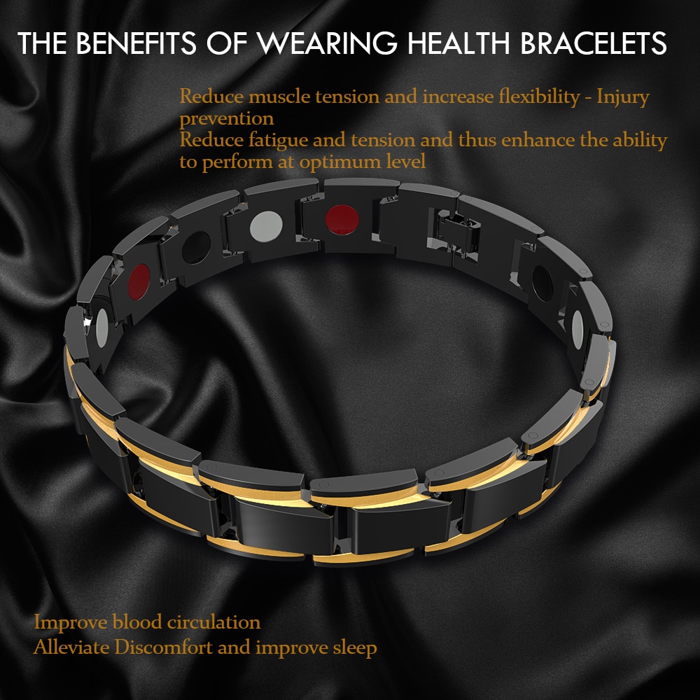 shop with crypto buy Abrray Magnetic Hematite Copper Bracelet Men,s Health Bracelets pay with bitcoin