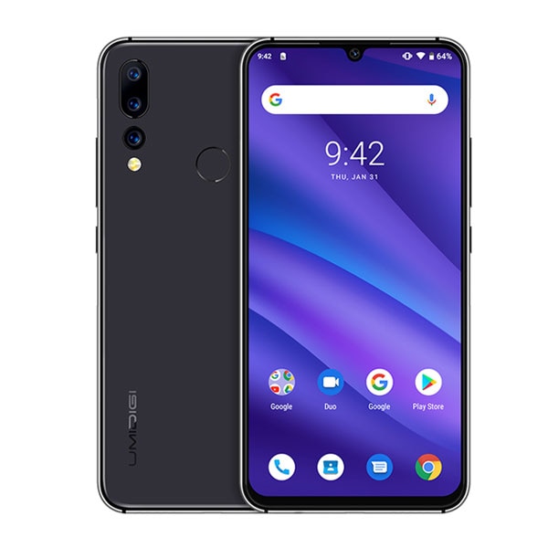 shop with crypto buy Global Version UMIDIGI A5 PRO Android 9.0 Octa Core 6.3, FHD+ Waterdrop 16MP Triple Camera 4150mAh 4GB RAM 4G Celular Smartphone pay with bitcoin