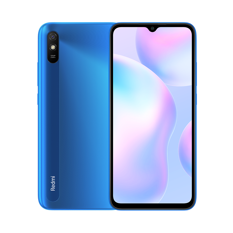 shop with crypto buy Global Version Xiaomi Redmi 9A 9 A 2GB 32GB Smartphone MTK Helio G25 Octa Core 6.53 Display 5000mAh Battery 13MP AI Rear Camera Blue color pay with bitcoin