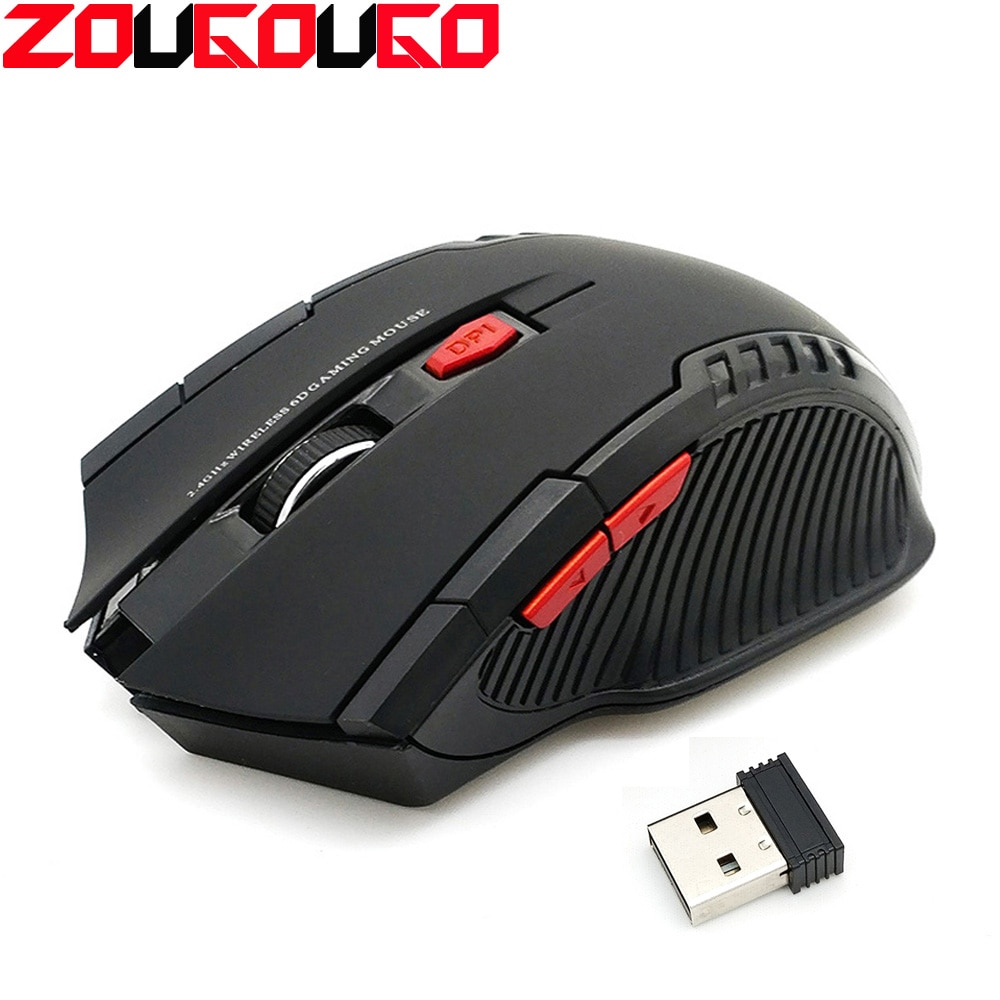 shop with crypto buy 2.4GHz Wireless Mice With USB Receiver Gamer 2000DPI Mouse For Computer PC Laptop pay with bitcoin