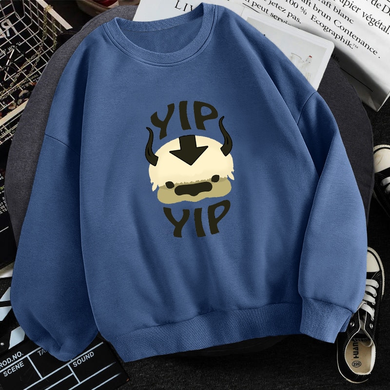 shop with crypto buy Man 2021 New Fleece Sweatshirts Avatar The Last Airbender Harajuku Loose Street wear Top Autumn Spring O Neck Pullover Hoody Mens pay with bitcoin