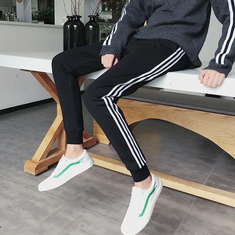 shop with crypto buy Men s Sports Pants 2021 Spring and Autumn New Casual Pants Men s Little Feet Harem Pants Men s Slim Nine-point Pants Men s Pants pay with bitcoin