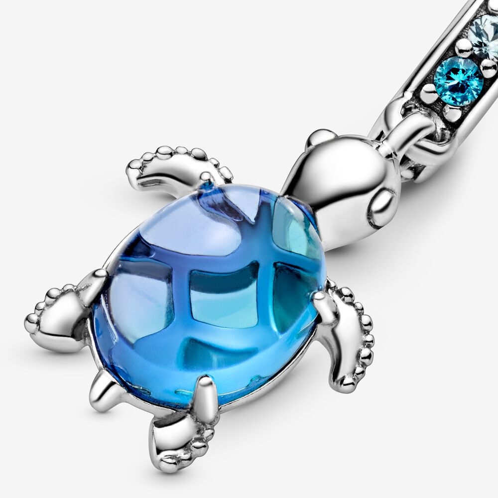 shop with crypto buy Summer New Glass Turtle Starfish Sea Horse Silver 925 Charm Bead Fit Original Pandora Bracelets DIY Ocean Series Jewelry pay with bitcoin