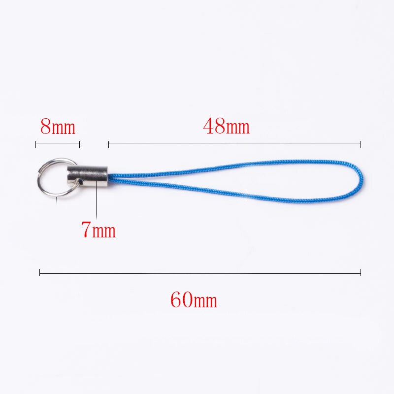 shop with crypto buy 20pcs lot Thread Cord Key Ring DIY Bag Key Ring Bags Toys Hanger Clips Key Holder Keychain DIY Key fob DIY Key Chain Accessories pay with bitcoin