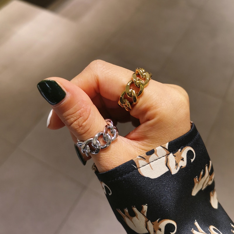 shop with crypto buy Retro Punk Snake Dragon Ring for Men Women Exaggerated Antique Siver Color Opening Adjustable Rings Anillo Hombre Bijoux pay with bitcoin