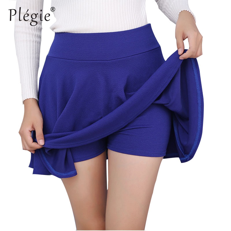 shop with crypto buy Plegie M 5XL Skirts Womens Plus Size Tutu School Short Skirt Pants Suitable For The Whole Year Mini Saia High Waist Faldas Mujer pay with bitcoin