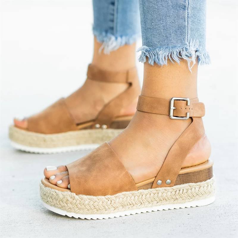 shop with crypto buy Wedges Shoes For Women High Heels Sandals Summer Shoes 2019 Flip Flop Chaussures Femme Platform Sandals Plus Size 35 43 pay with bitcoin