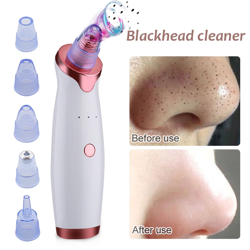 shop with crypto buy Electric Acne Remover Point Noir Extractor Blackhead Facial Cleanser T Zone Pore Clean Skin Care Tool Facial Cleaning Machine pay with bitcoin