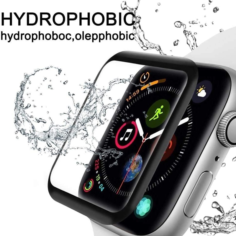 shop with crypto buy 3D Waterproof Full Screen Protector For Apple Watch 6 SE 5 4 40mm 44mm Not Tempered Soft glass For iwatch Series 3 2 1 38mm 42mm pay with bitcoin