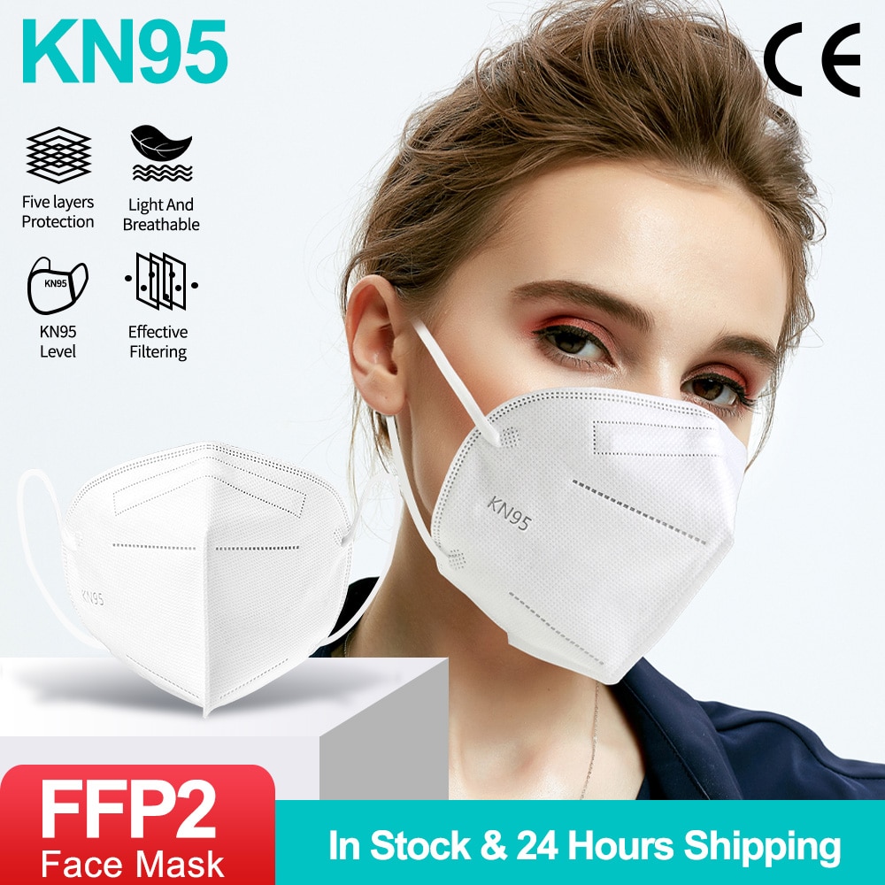 shop with crypto buy 5 200 Pieces KN95 Mask CE FFP2 Facial Masks 5 Layers Filter Protective Health Care FFP2Mask 95   Respirator Mouth Mascarillas pay with bitcoin