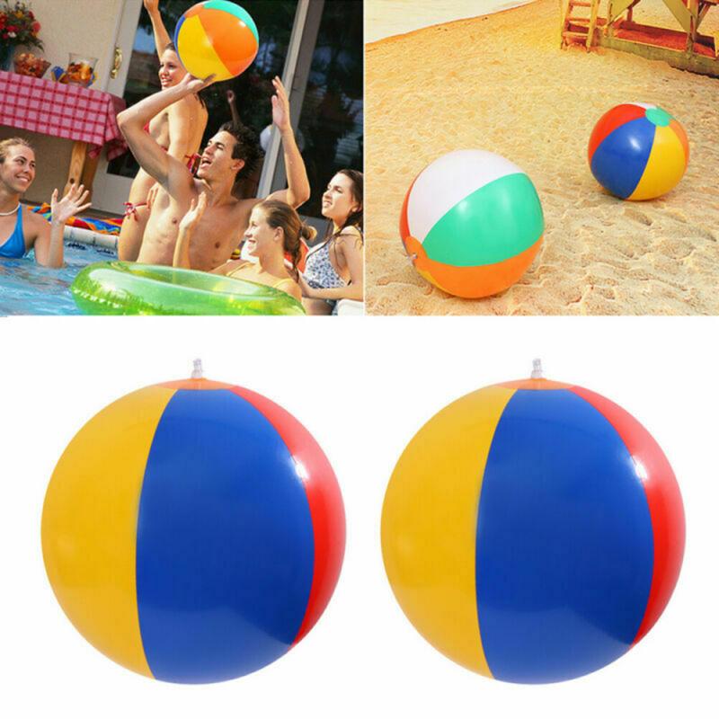 shop with crypto buy 2021 Colorful Beach Ball Kids Inflatable Summer Swimming Toy Children Pool Play Toy Outdoor Holiday Party Water Game Sports Toy pay with bitcoin
