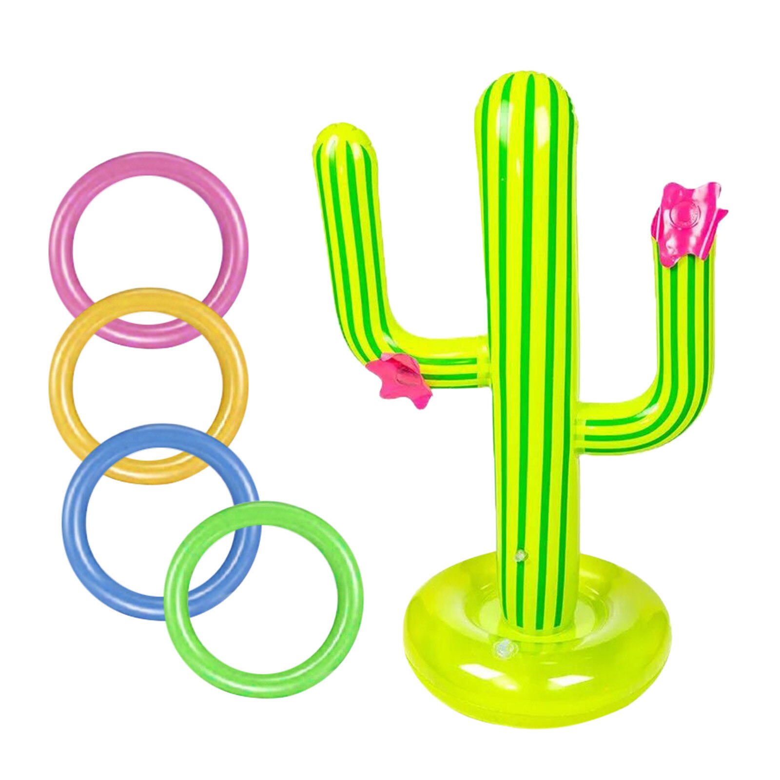 shop with crypto buy Summer Playing Swimming Pool PVC Inflatable Cactus Pool Tossing Game Set Floating Pool Toys Beach Party Supplies Party Travel f5 pay with bitcoin