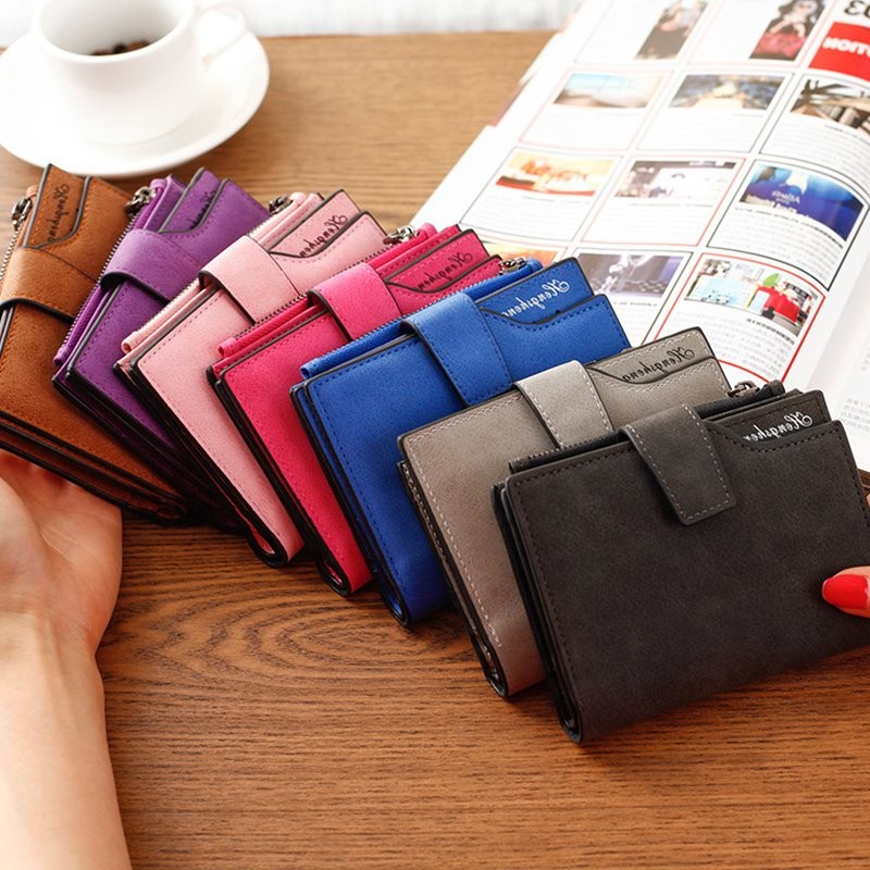 shop with crypto buy Women Wallet Small Wallet Zipper Cards ID Holder Bags portefeuille femme Women Purse short leather Coin Pocket cartera mujer pay with bitcoin