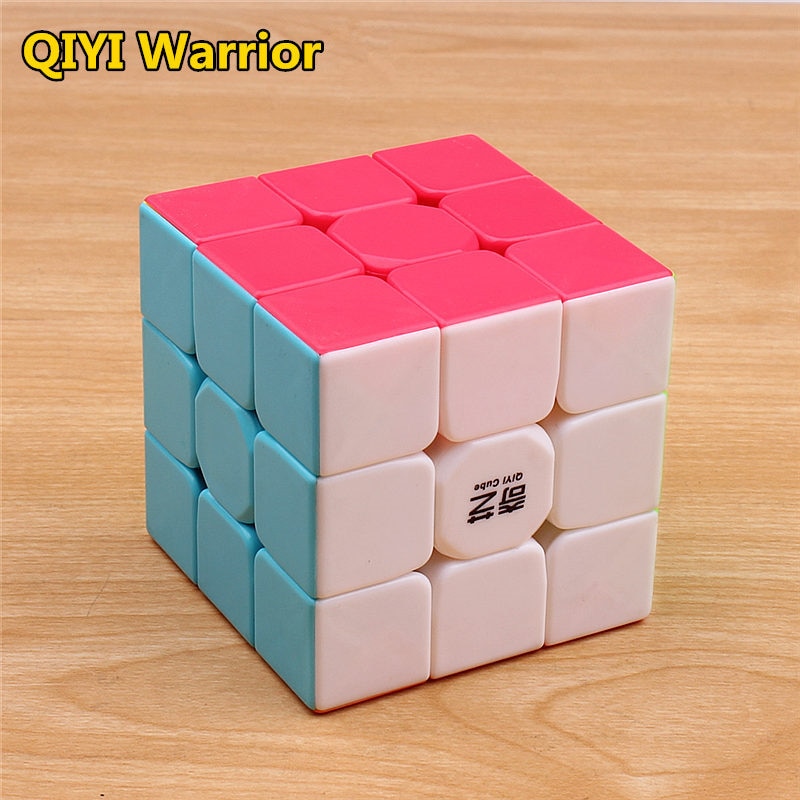 shop with crypto buy qiyi warrior s Magic Cube Colorful stickerless speed 3x3 cube antistress 3x3x3 Learning&Educational Puzzle Cubes Toys pay with bitcoin