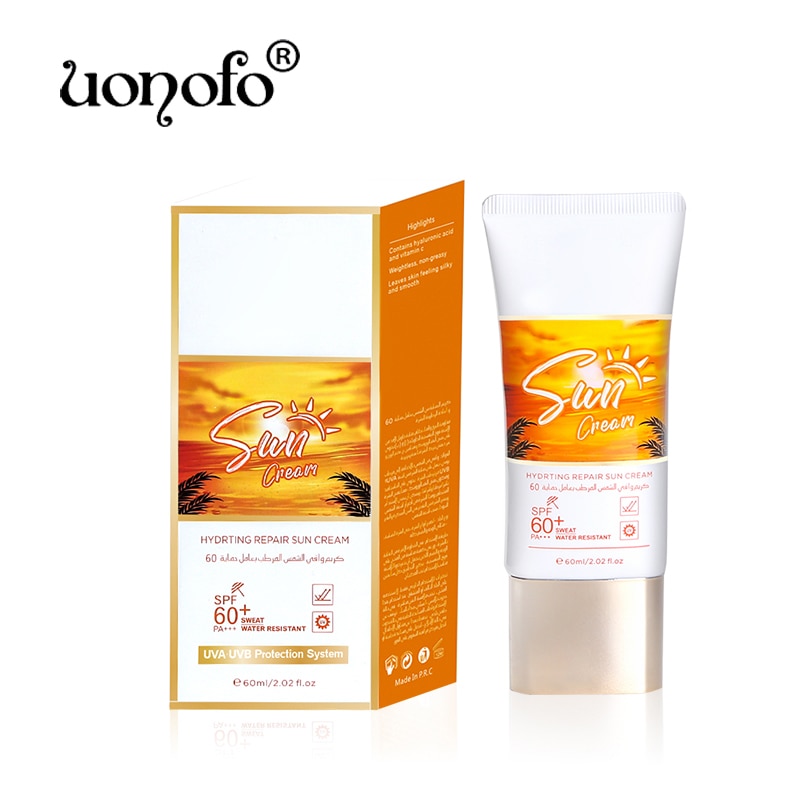 shop with crypto buy Korea Facial Body Sunscreen Whitening Sun Cream Sunblock Skin Protective Cream Anti Aging Oil control Moisturizing SPF 100 Face pay with bitcoin