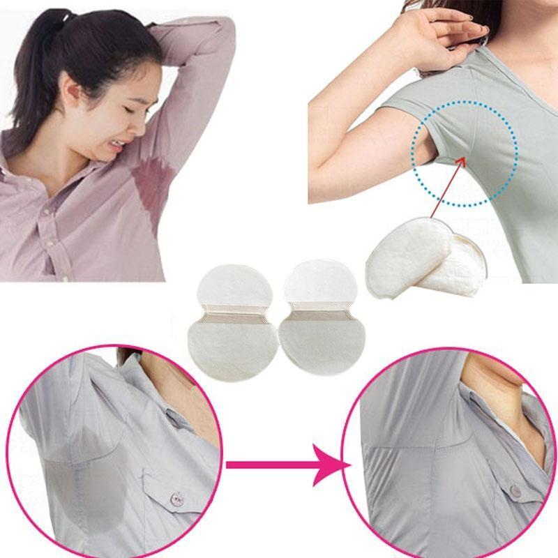 shop with crypto buy 10 30 50pcs Disposable Absorbing Underarm Sweat Guard Pads Deodorant Armpit Sheet Dress Clothing Shield Sweat Perspiration Pads pay with bitcoin