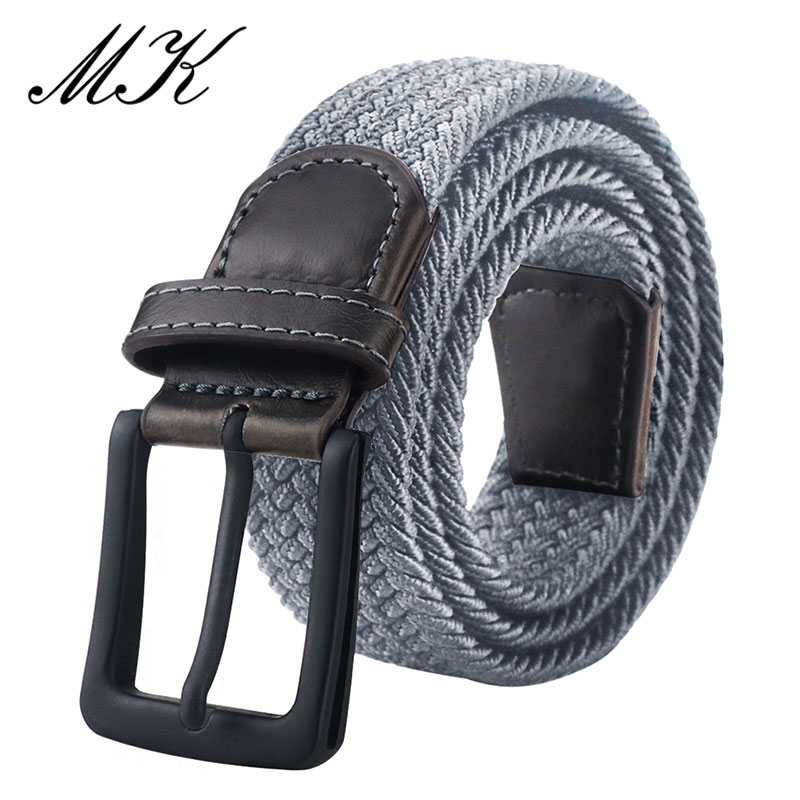 shop with crypto buy MaiKun Canvas Belts for Men Fashion Metal Pin Buckle Military Tactical Strap Male Elastic Belt for Pants Jeans pay with bitcoin