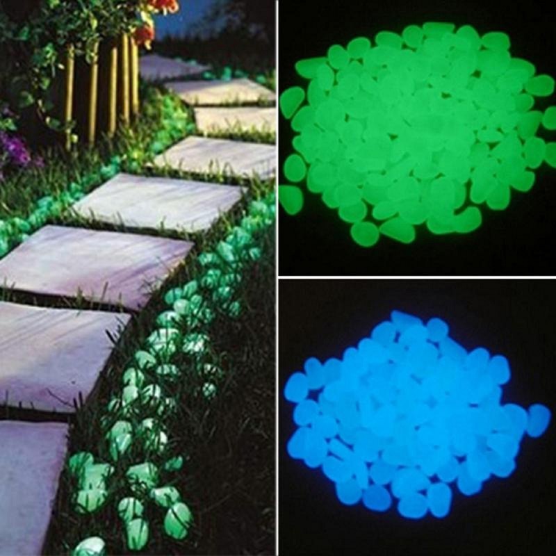 shop with crypto buy 25/50pcs Glow in the Dark Garden Pebbles Glow Stones Rocks for Walkways Garden Path Patio Lawn Garden Yard Decor Luminous Stones pay with bitcoin