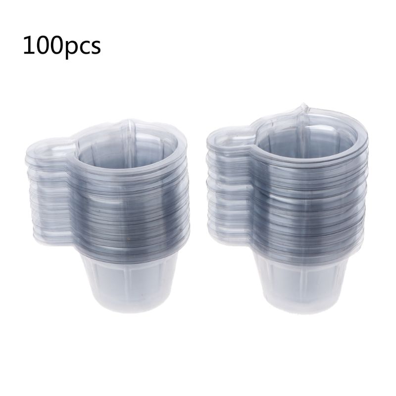 shop with crypto buy 20 100Pcs 40ML Plastic Disposable Cups Dispenser Silicone Resin Mold Kit For DIY Epoxy Resin Jewelry Making Tools Accessories pay with bitcoin