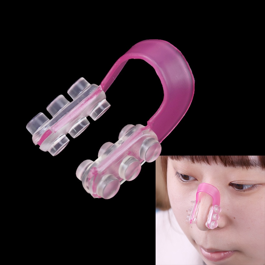 shop with crypto buy Soft Silicone Shape The Nose Shape Straighten The Bridge Of The Nose Equipment Nose Care Beauty Nose Clip Relax Massager pay with bitcoin