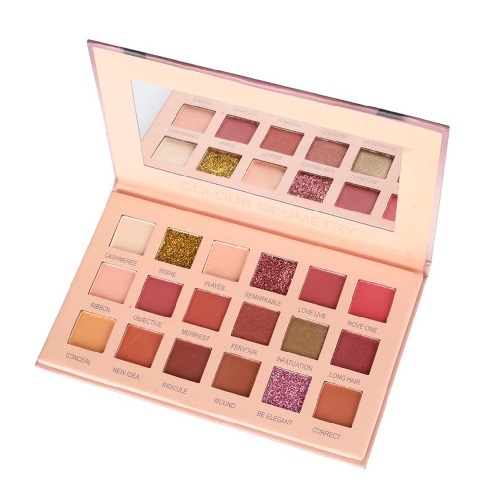 shop with crypto buy Desert Rose Gold 18 Matte Color Luster Eyeshadow Palette Nude Makeup Makeup Waterproof Non-Smudge face Cosmetics pay with bitcoin