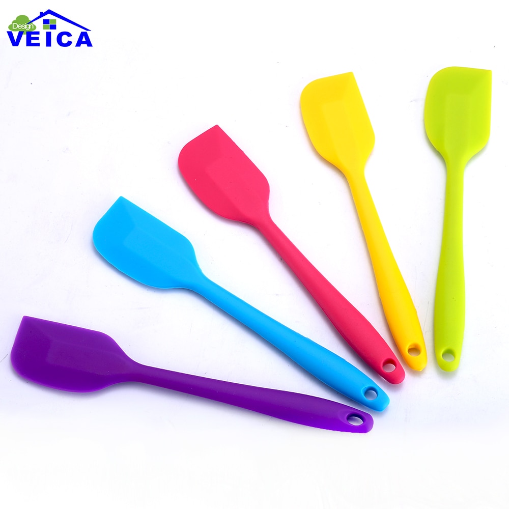 shop with crypto buy 1pcs 27cm Kitchen Silicone Cream Butter Cake Spatula Batter Scraper Brush Butter Mixer Cake Brushes Baking Tool Kitchenware pay with bitcoin