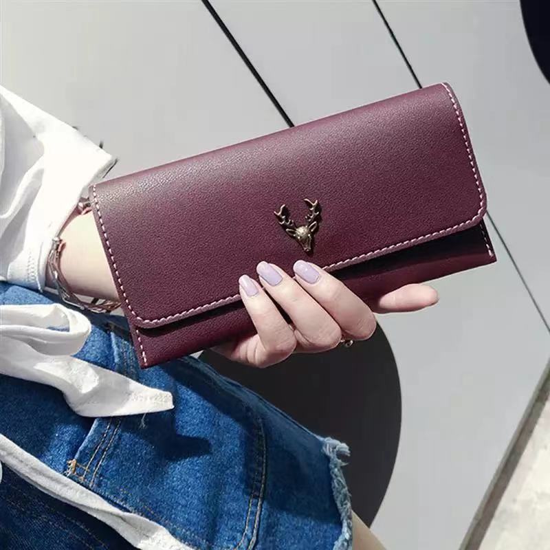 shop with crypto buy Women Passport Cover Pu Leather cute Marble Style Travel ID Credit Card Holder Packet Leather Deer Head Decoration Wallet pay with bitcoin
