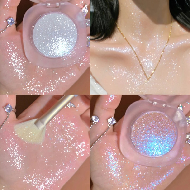 shop with crypto buy Diamond Glitter Mashed Potatoes Highlighter Diamond Highlighter Makeup Gel Face and Body Brighten Glitter Natural Contour Makeup pay with bitcoin