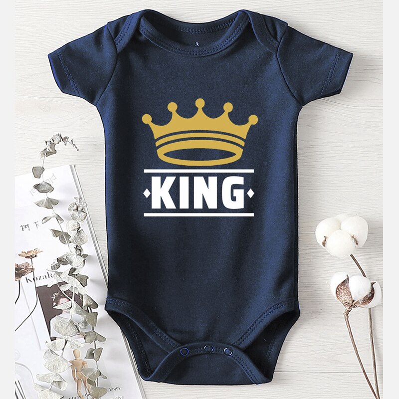 shop with crypto buy Kids Things Bodysuit for Newborns Winter Jumpsuit Kids Boy Girls Clothing Infant Outfits King Printed Baby Shower Gifts pay with bitcoin