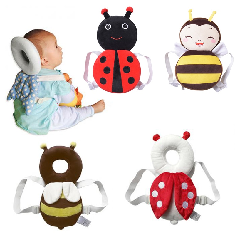 shop with crypto buy New Brand Cute Baby Infant Toddler Newborn Head Back Protector Safety Pad Harness Headgear Cartoon Baby Head Protection Pad pay with bitcoin