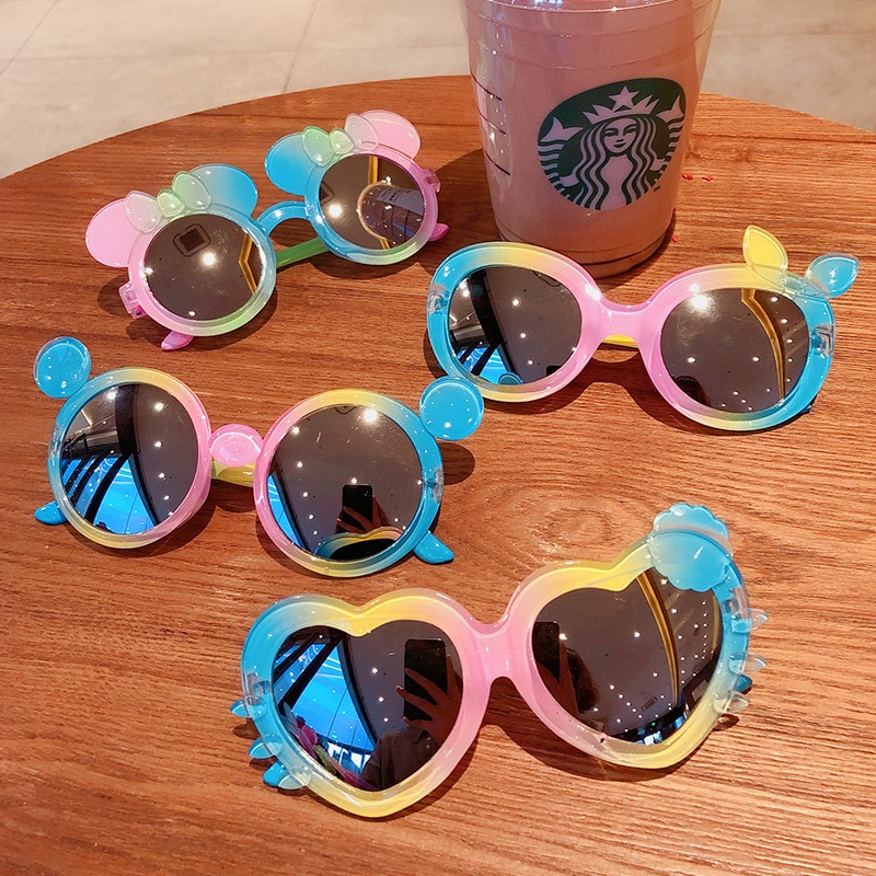 shop with crypto buy 2021 Children Star Cartoon Round Colors Sunglasses Baby Girl Boy UV400 Goggles Outdoor Kids Summer Beach Holiday Eyewear pay with bitcoin