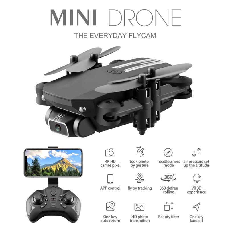 shop with crypto buy 4K 1080P HD Camera Mini Drone WiFi Aerial Photography RC Helicopters Toy Adult Kids Black Gray Foldable Quadcopter Aircraft New pay with bitcoin