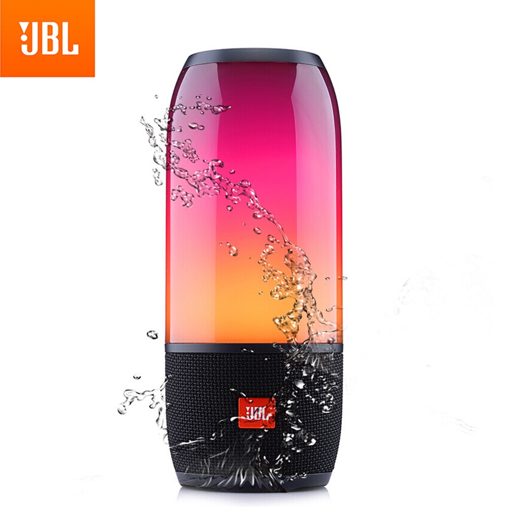 shop with crypto buy JBL Pulse 3 Wireless Bluetooth Speaker IPX7 Waterproof Mini 360Â° Lightshow Portable Outdoor Sound Box Enhanced Bass with Mic pay with bitcoin