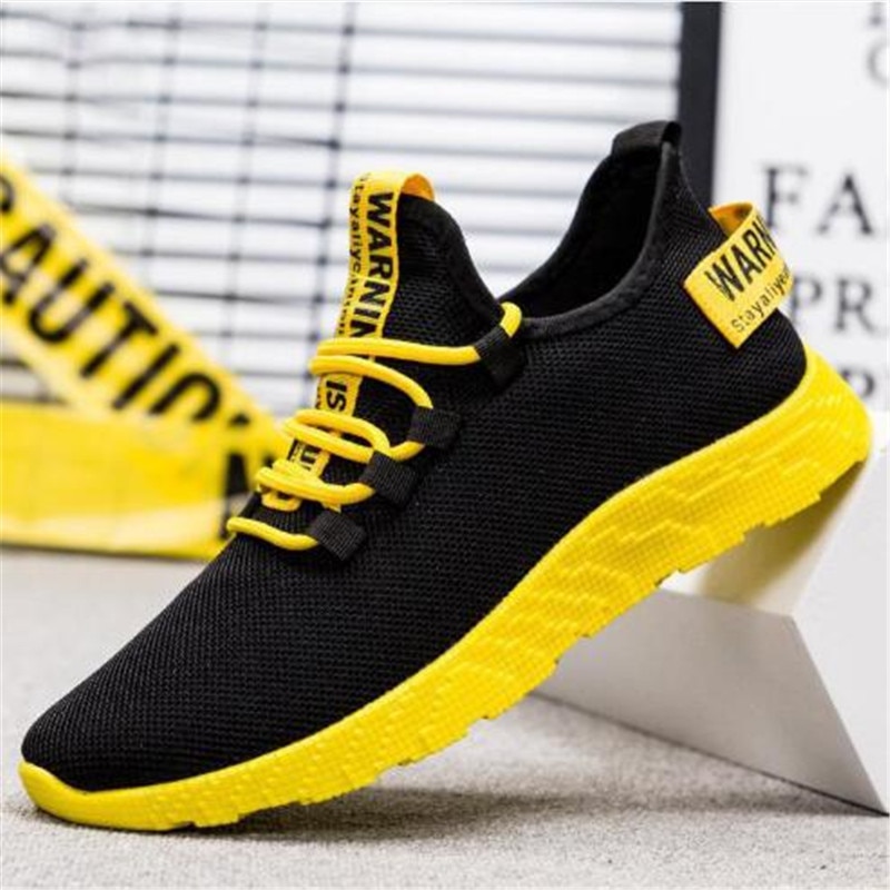 shop with crypto buy New Mesh Men Sneakers Casual Lace-up Sneakers Breathable No-slip For Male Tennis Flying Weaving Tourist Leisure Sports Shoes pay with bitcoin