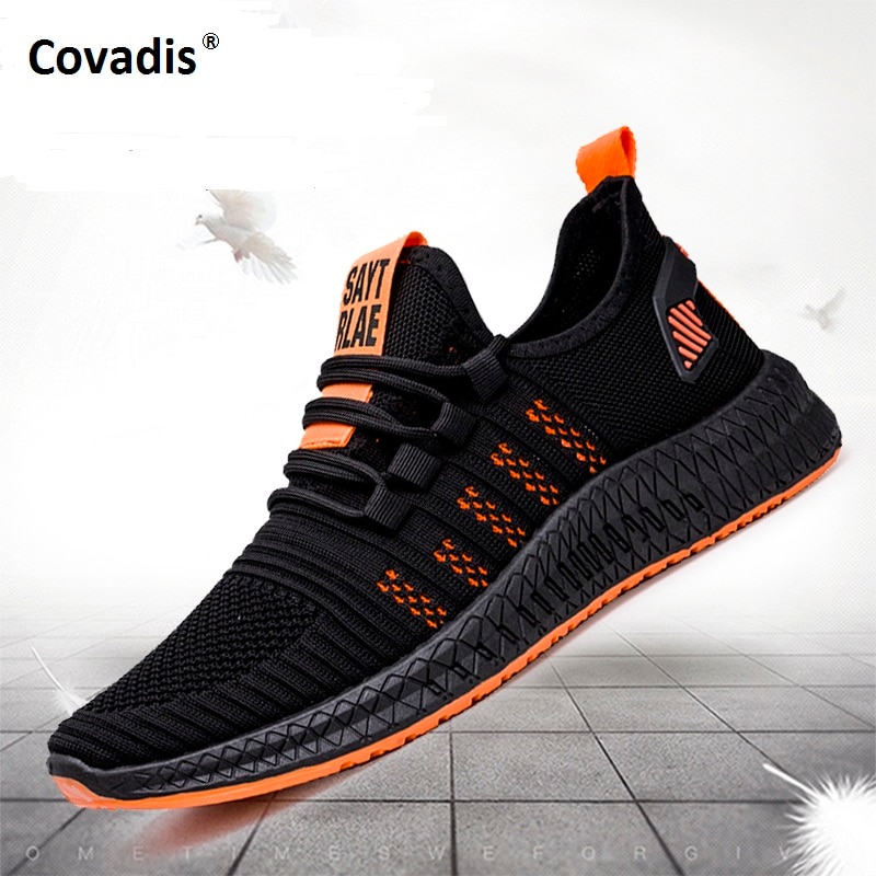 shop with crypto buy Fashion Sneakers Lightweight Men Casual Shoes Breathable Male Footwear Lace Up Walking Shoe pay with bitcoin