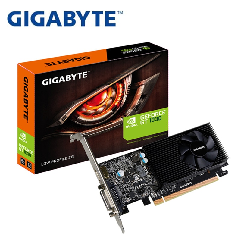 shop with crypto buy Gigabyte GT1030 2G half-high graphics card HTPC knife card LP version desktop computer game mini chassis alone pay with bitcoin