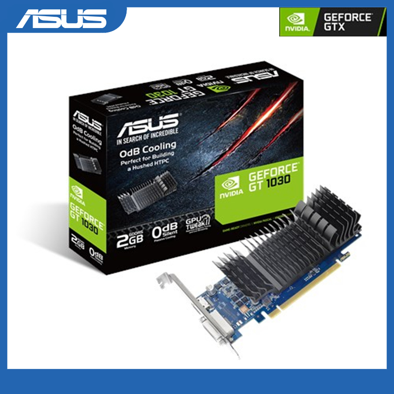 shop with crypto buy Asus GT1030-SL-2G-BRK Graphics Card GeForceÂ® GT 1030 2GB GDDR5 PCI Express 3.0 4X Video Card pay with bitcoin