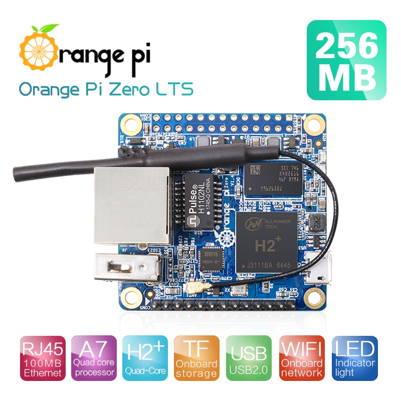 shop with crypto buy Orange Pi Zero LTS H2+ Quad Core Open-source 256MB development board beyond Raspberry Pi pay with bitcoin