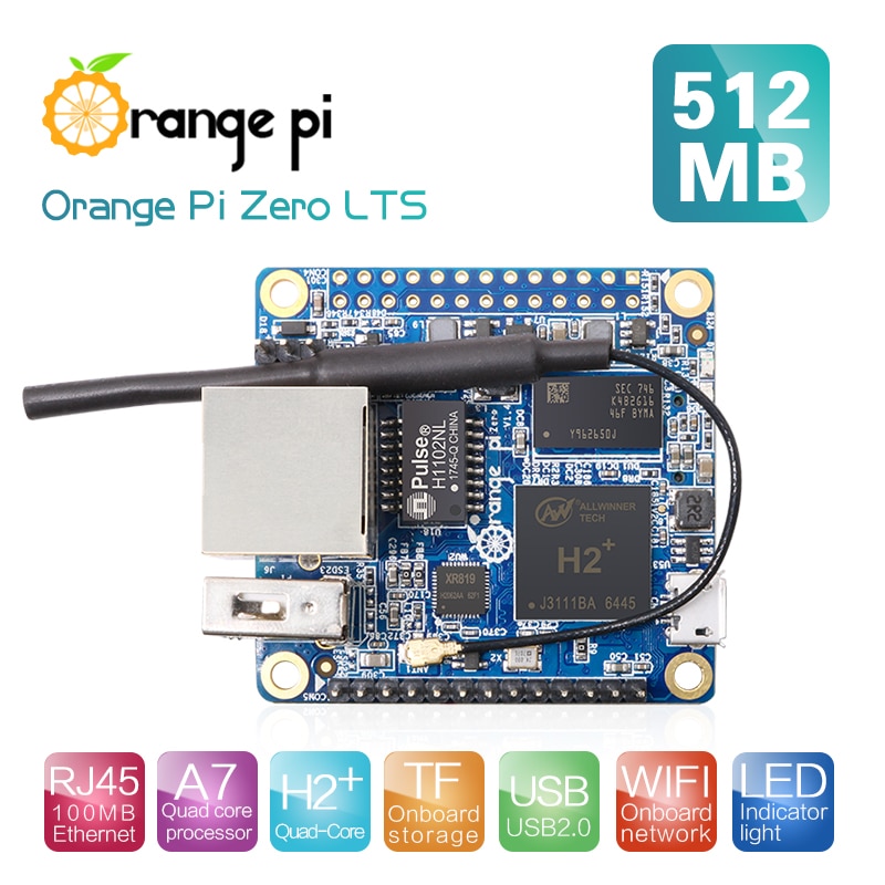 shop with crypto buy Orange Pi Zero LTS H2+ Quad Core Open-source 512MB development board beyond Raspberry Pi pay with bitcoin