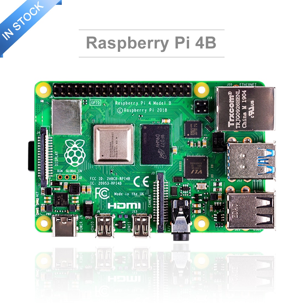 shop with crypto buy Latest Raspberry Pi 4 Model B with 4GB RAM raspberry pi 4 BCM2711 Quad core Cortex-A72 ARM v8 1.5GHz Speeder Than Pi 3B pay with bitcoin