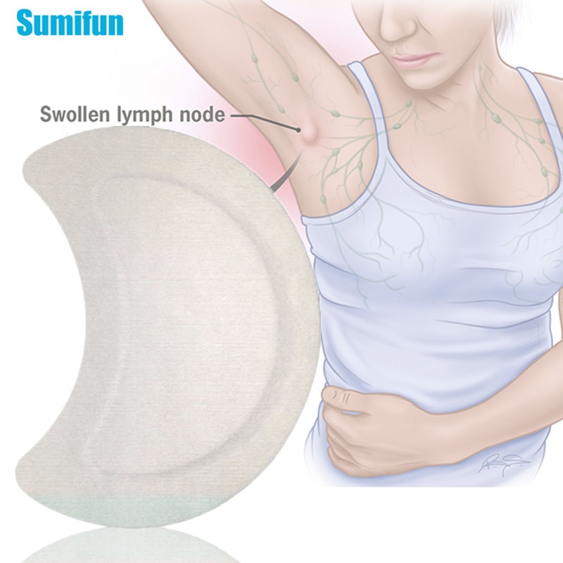 shop with crypto buy Sumifun5/10/20pcs Lymphatic Detox Patch Neck Anti-Swelling Herbs Sticker LymphPads Medical Plaster Body Relaxation Health Care pay with bitcoin