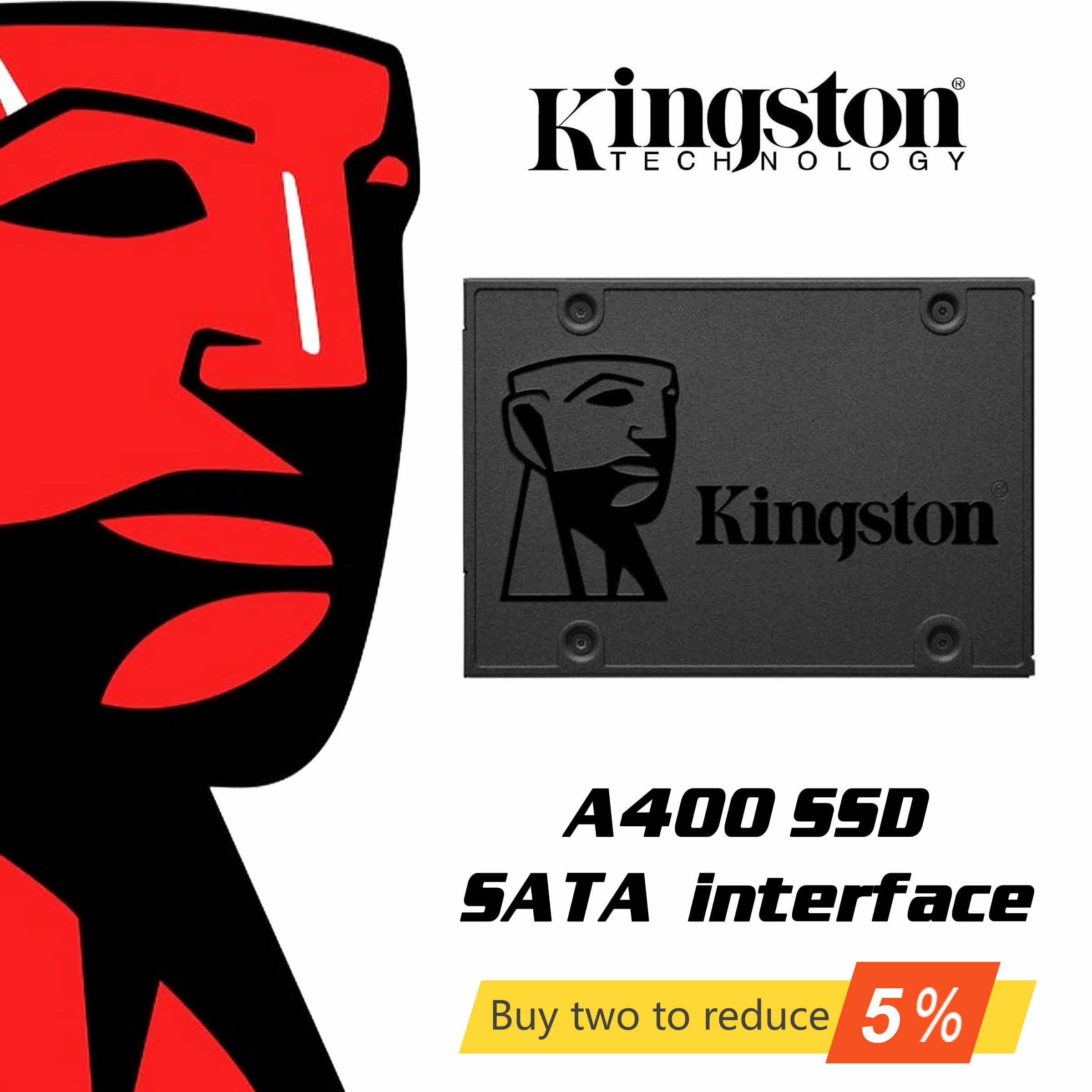 shop with crypto buy Original Kingston A400 SSD SATA3 2.5 inch 240GB 480GB Internal Solid State Drive HDD Hard Drive Disk SSD For PC Laptop Computer pay with bitcoin