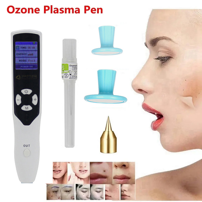 2 IN1 Professional Ozone Fibroblast Plasma Pen For Eyelid Face Lifting Wrinkle Spot Mole Freckle Removal Skin Care Anti Ageing