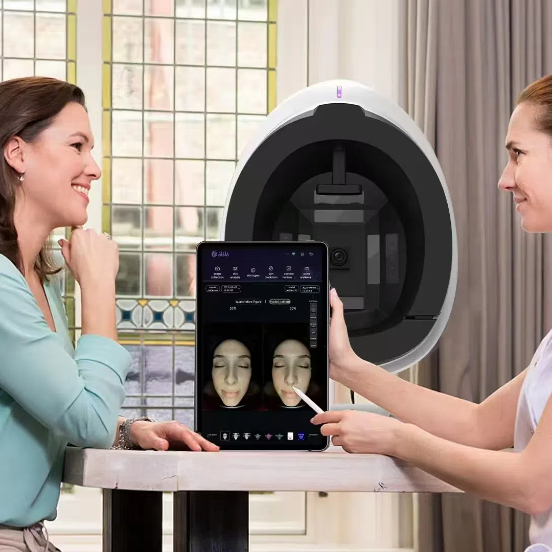 3D AI Skin Analyzer with 8 Spectrums, 36M Pixels