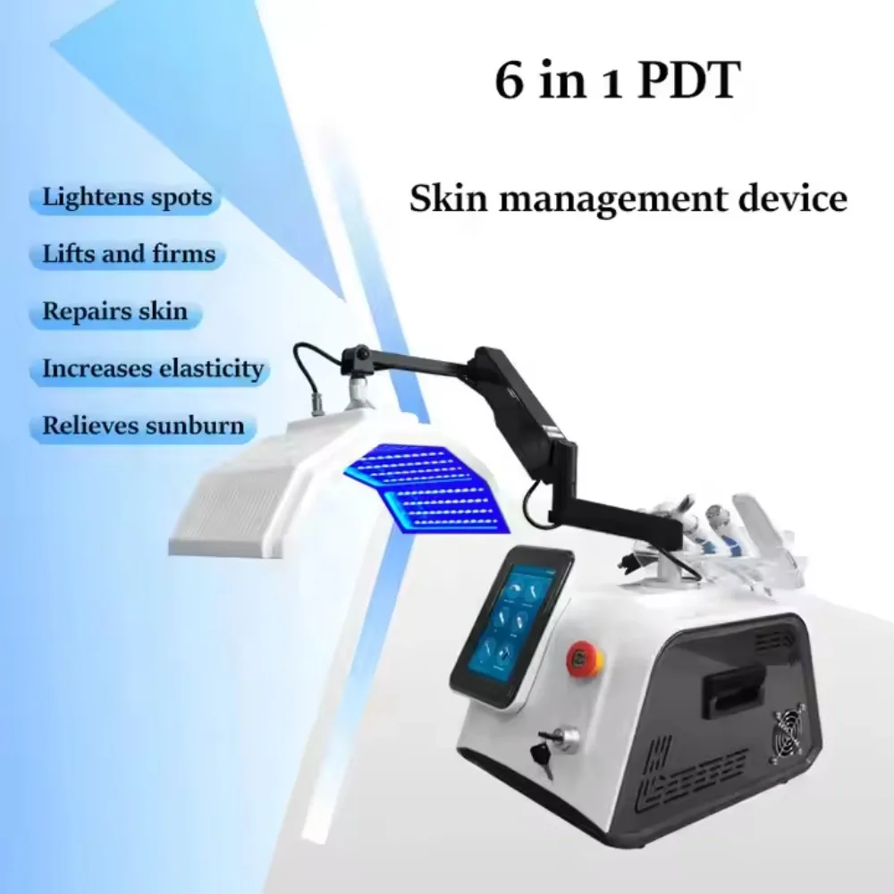 7 Colors 5 In 1 Full Body LED PDT Light Therapy Device with Photon and Photobiomodulation Technology Salon Machine