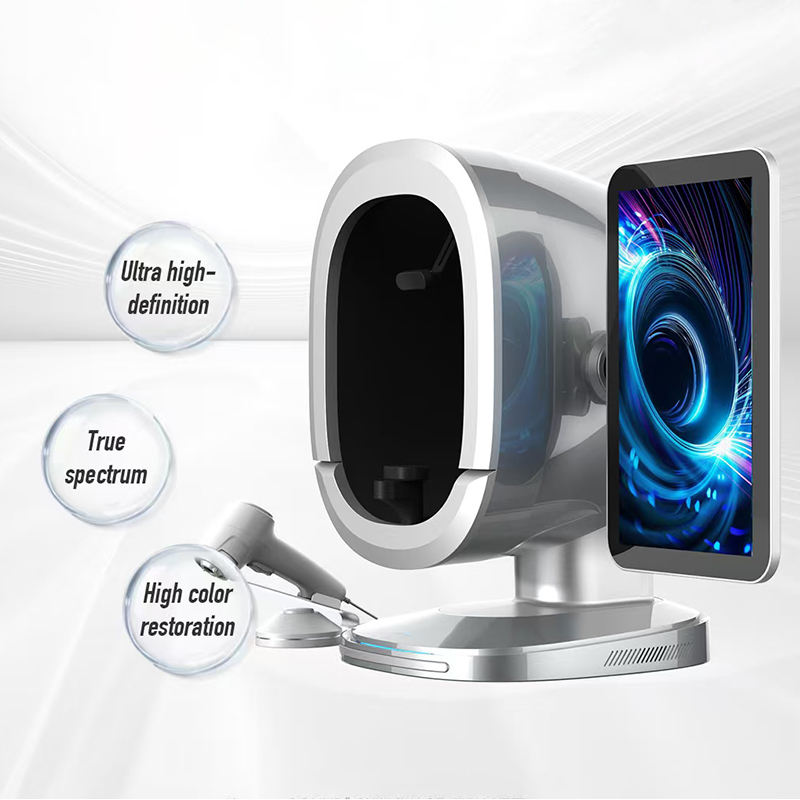 8 Spectral B3 AI Skin Analyzer 3D Shooting Skin Prediction Instrument 20 Skin Types Classification Support 19 Languages