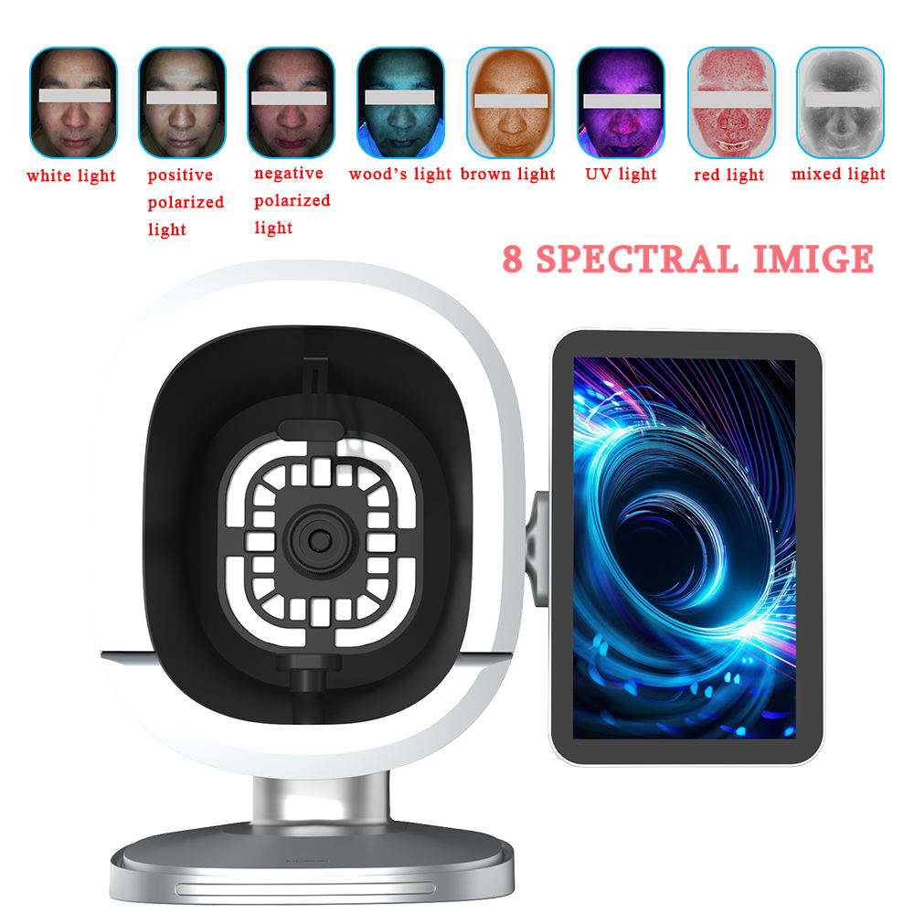 8 Spectral B3 AI Skin Analyzer 3D Shooting Skin Prediction Instrument 20 Skin Types Classification Support 19 Languages - Image 4
