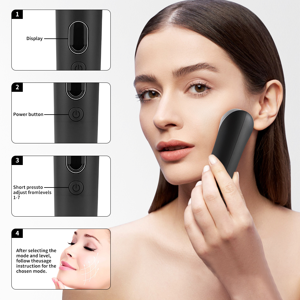 Age-R Booster Pro Set 7 Colors EMS Microcurrent Face Lift Device