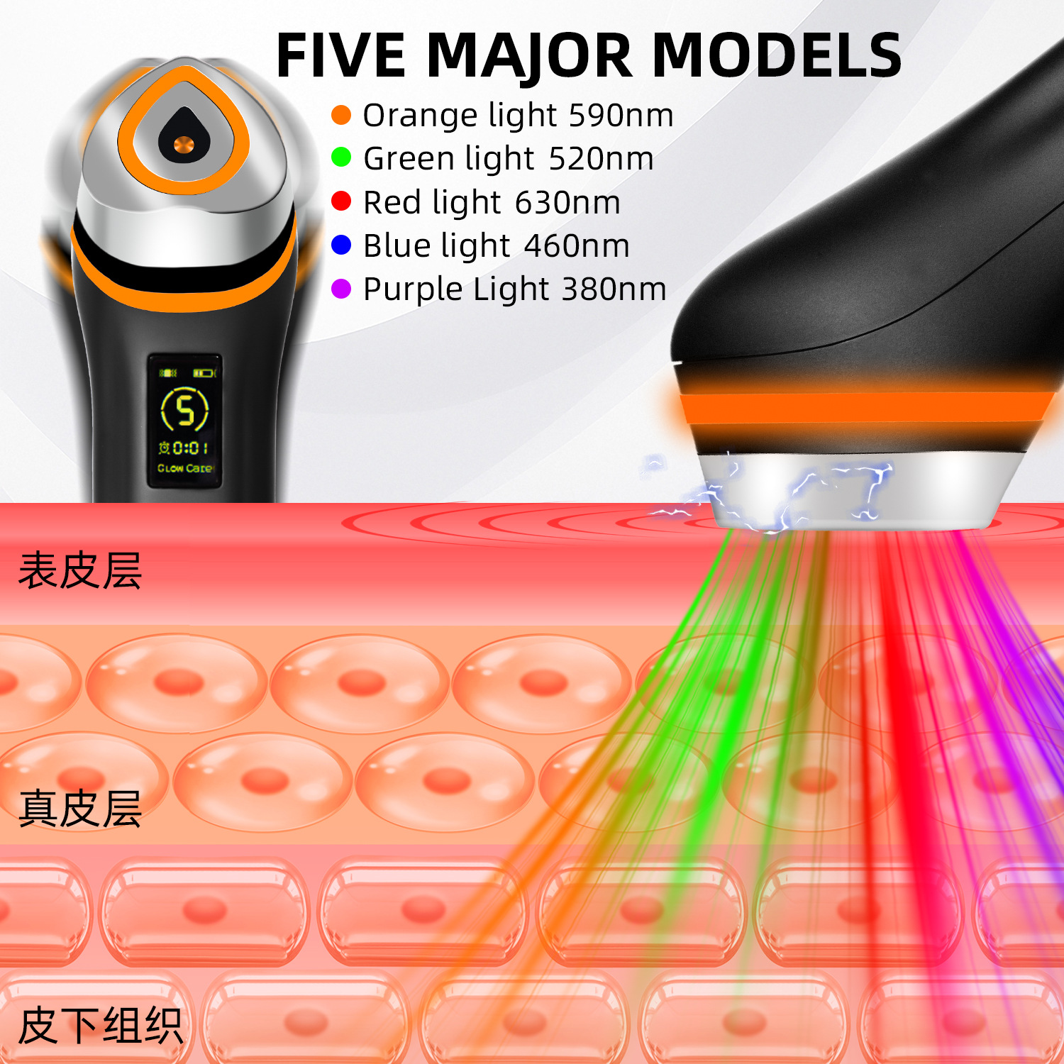 Ager Booster Pro Lifting Face Neck Therapy Device, Anti-Aging Skin Tightening Massager for Pore Refining Skincare Absorption - Image 4